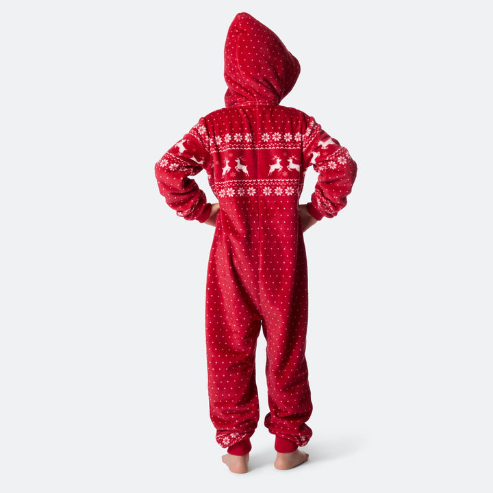 Rød Juleonesie Børn