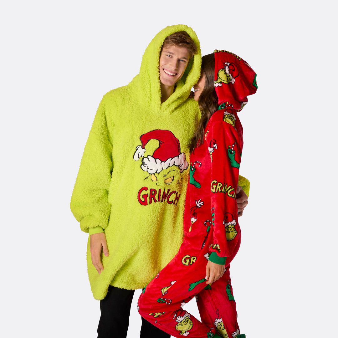 The Grinch Onesie Herre