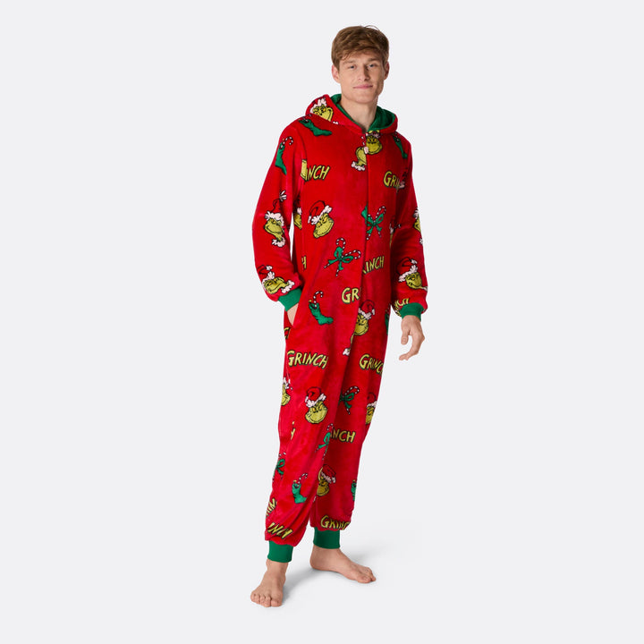 The Grinch Onesie Herre