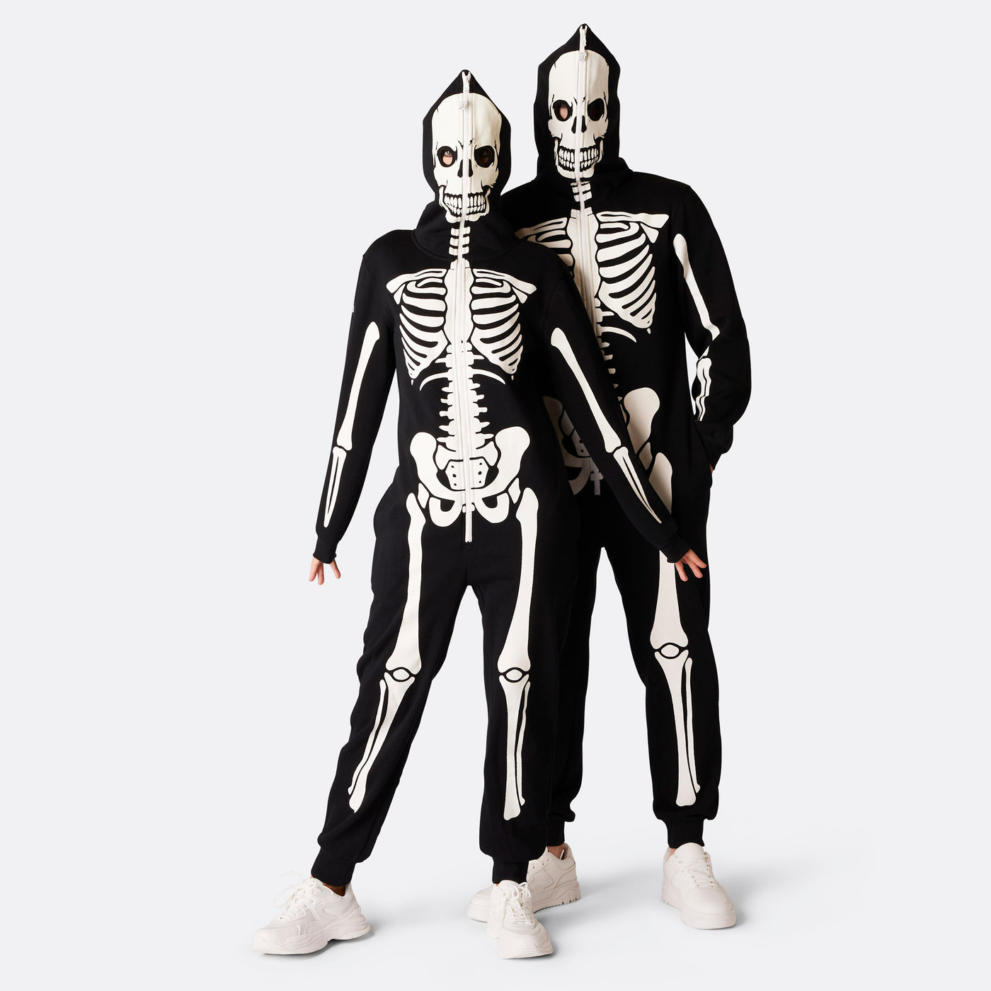 Halloween Skelet Onesie Dame