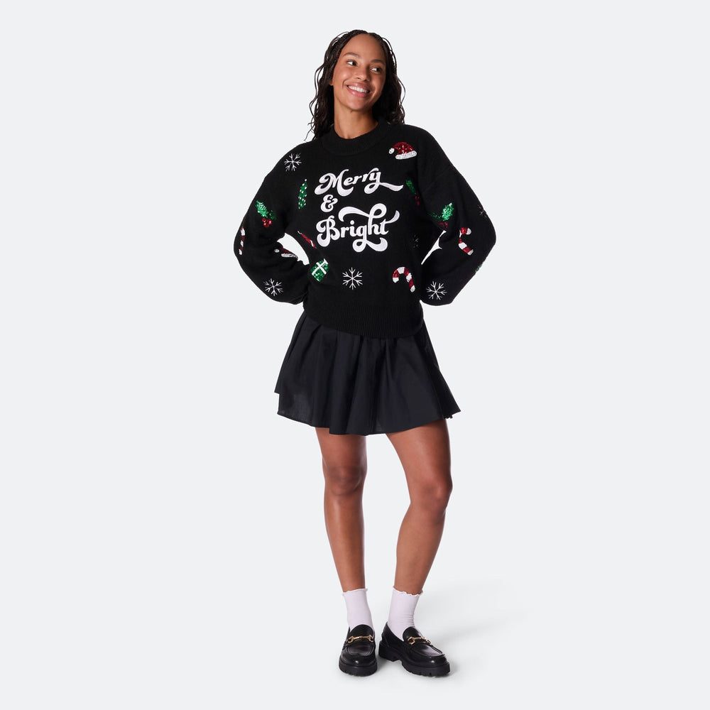 Merry & Bright Oversized Julesweater Dame