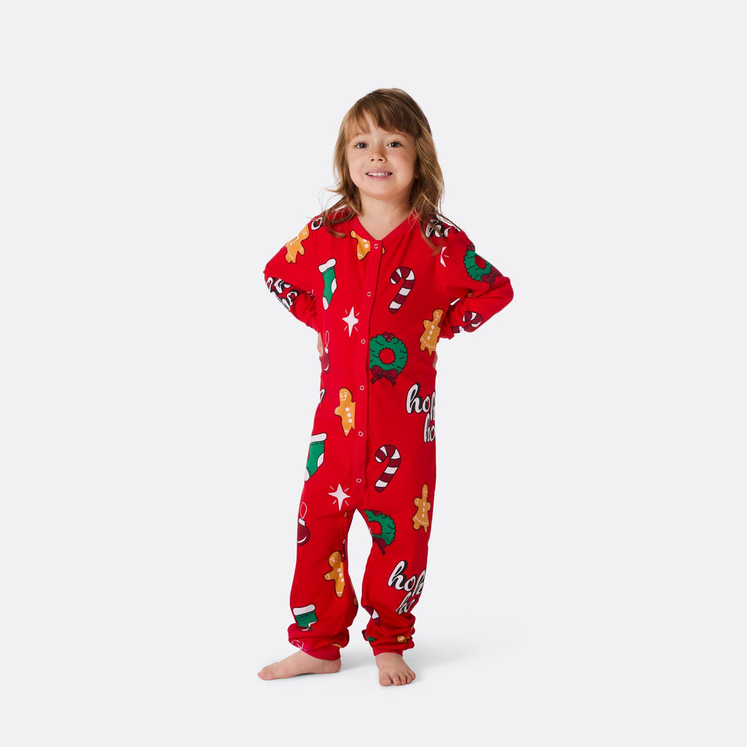 Hohoho Rød Julepyjamasser Familie