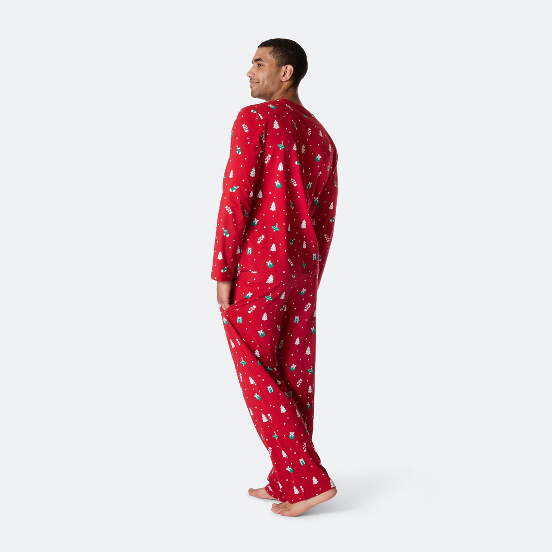 Rød Juleornamenter Julepyjamas Herre