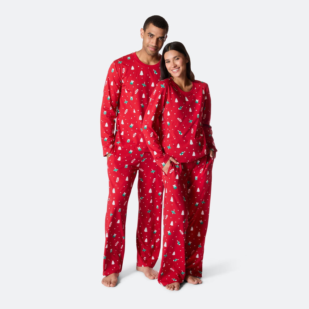 Rød Juleornamenter Julepyjamas Herre