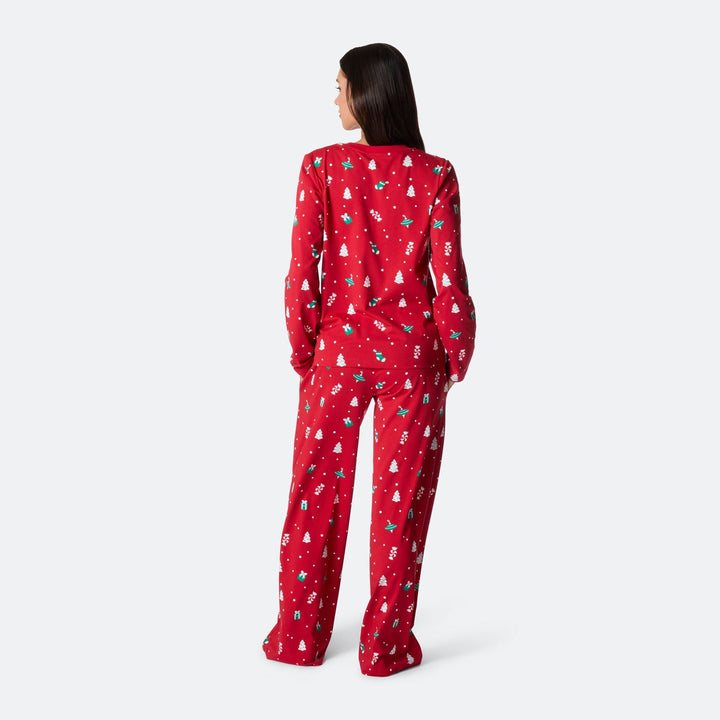 Rød Juleornamenter Julepyjamas Dame
