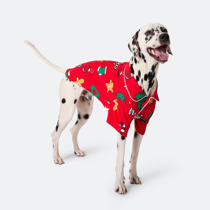 Hohoho Rød Julepyjamasser Familie