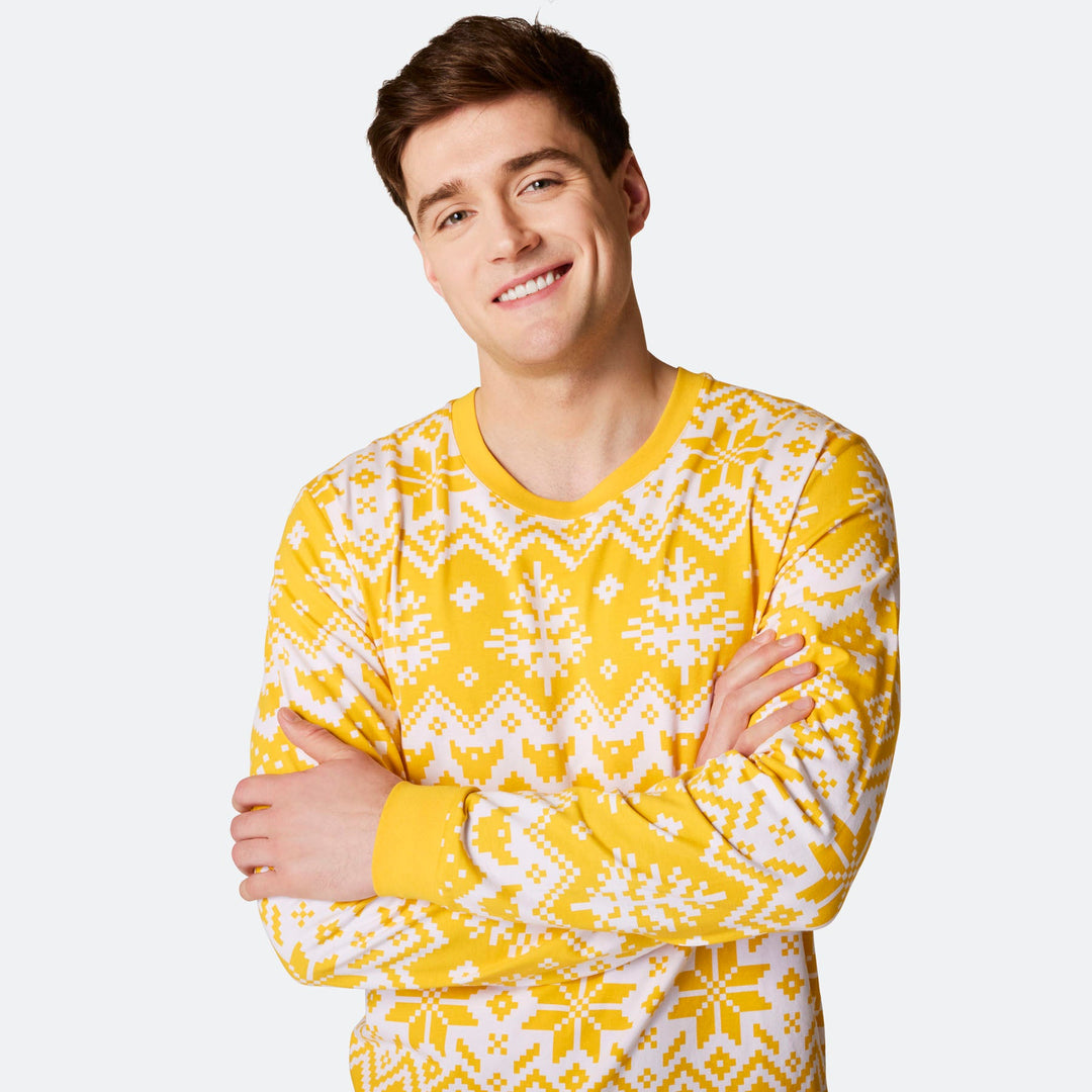 Strikkemønstret Påskepyjamas Herre