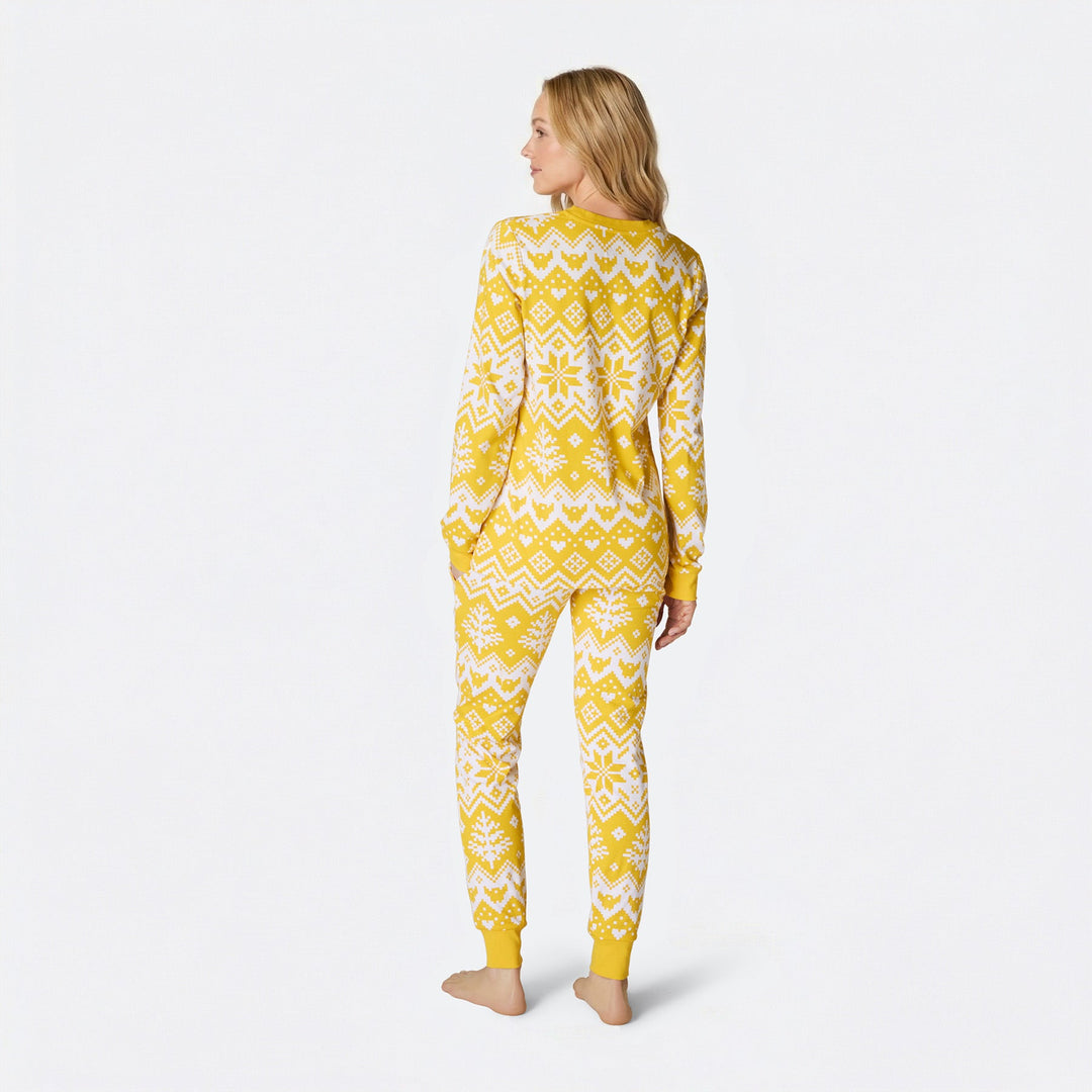 Strikkemønstret Påskepyjamas Dame