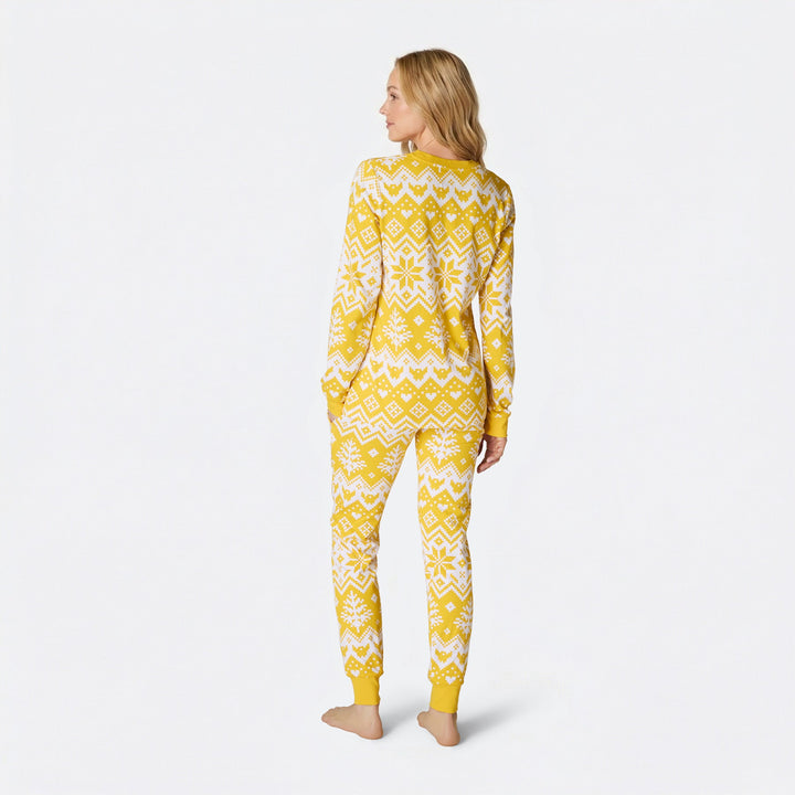 Strikkemønstret Påskepyjamas Dame