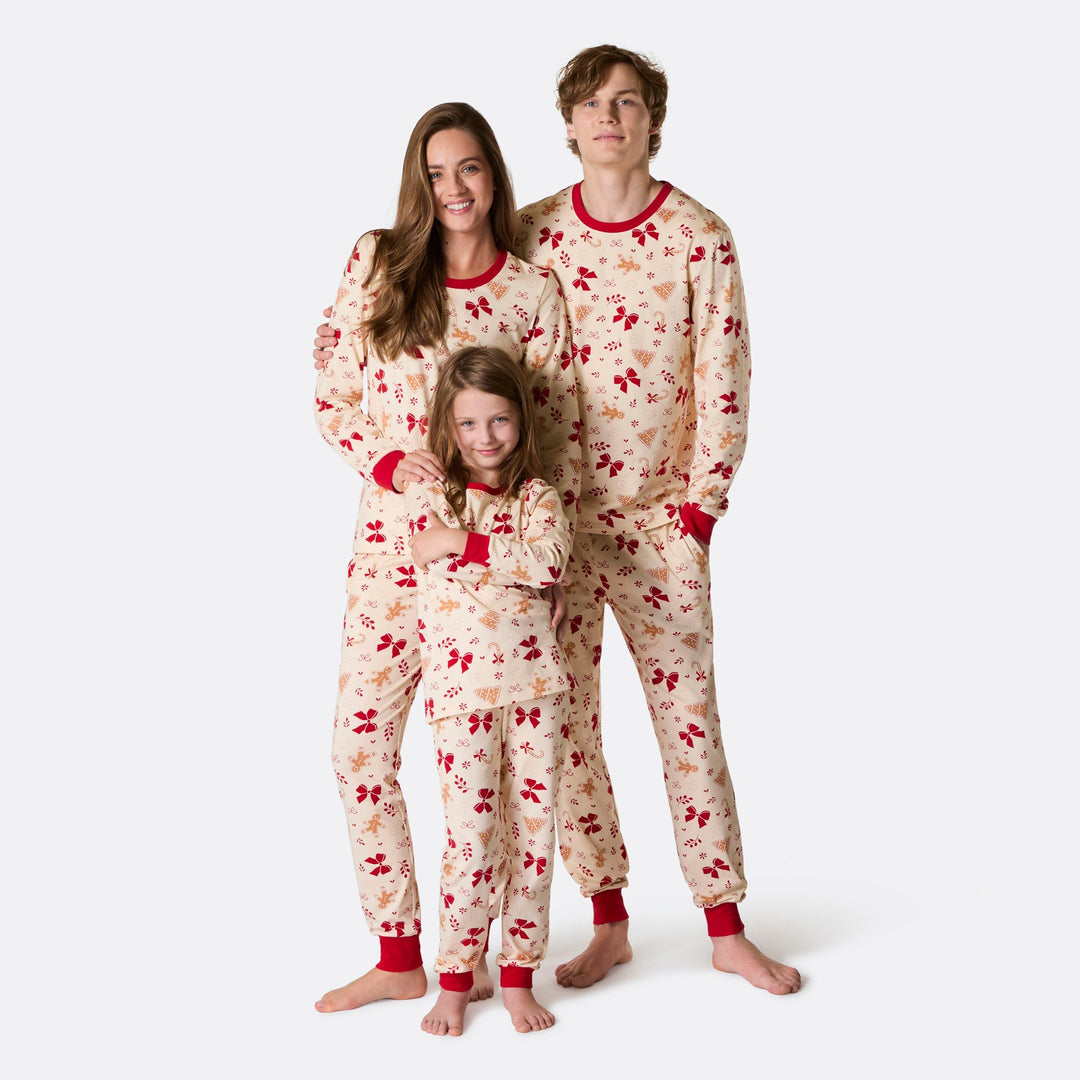 Peberkage Julepyjamasser Familie