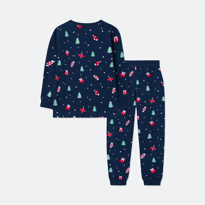 Blå Julepynt Julepyjamas Børn