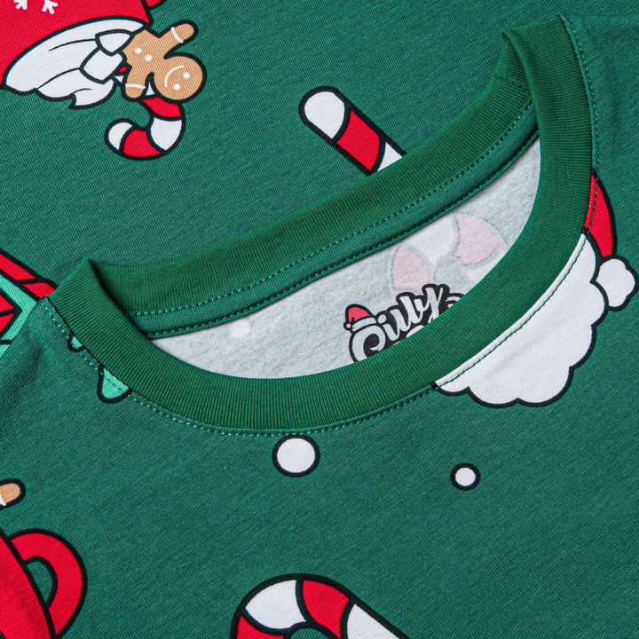 Grøn Xmas Julepyjamas Børn