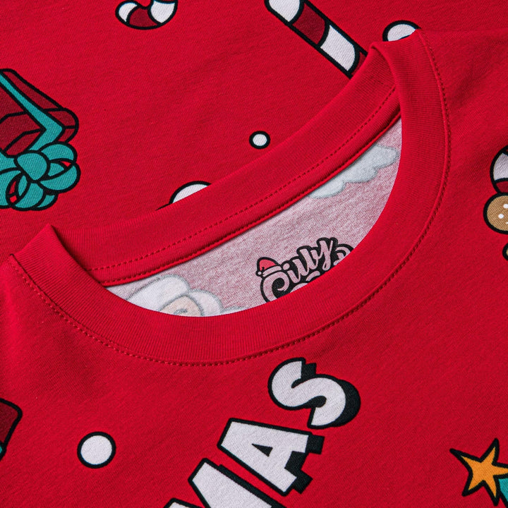Rød Xmas Julepyjamas Børn
