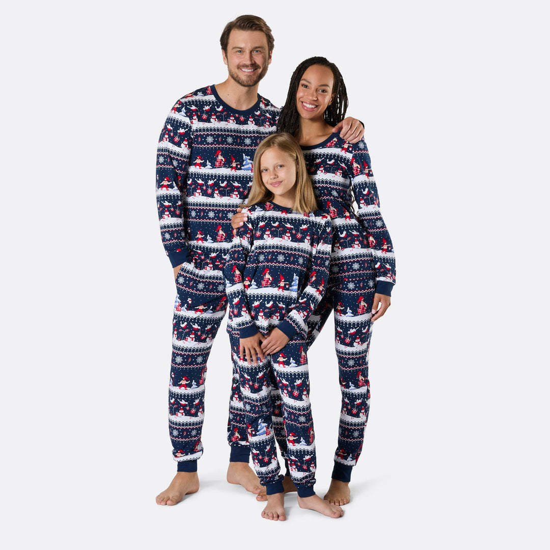 Julelandskab Julepyjamasser Familie