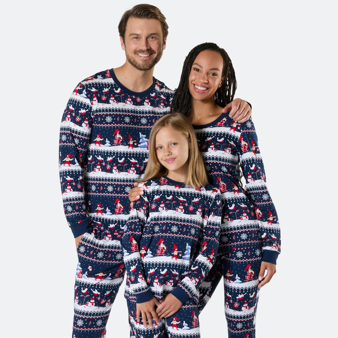 Julelandskab Julepyjamasser Familie