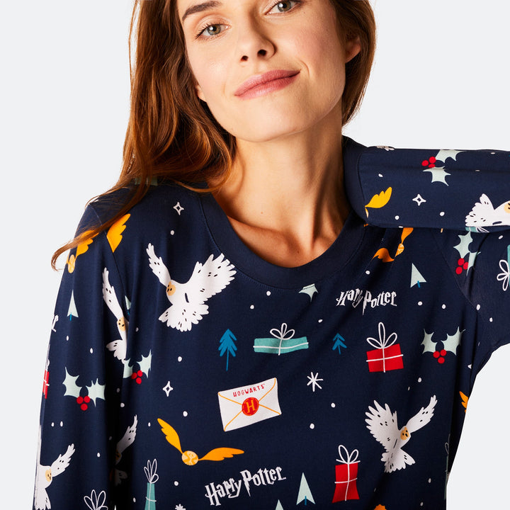 Blå Harry Potter Pyjamasser Familie