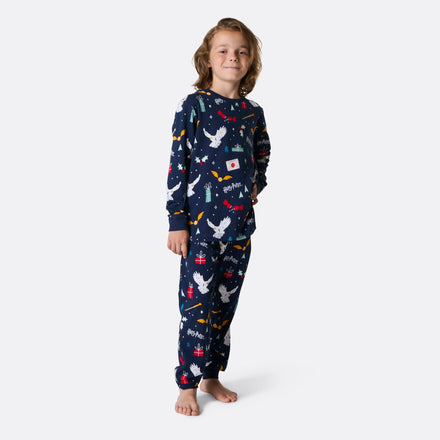 Blå Harry Potter Pyjamas Børn