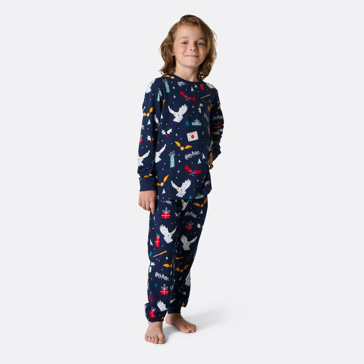 Blå Harry Potter Pyjamasser Familie