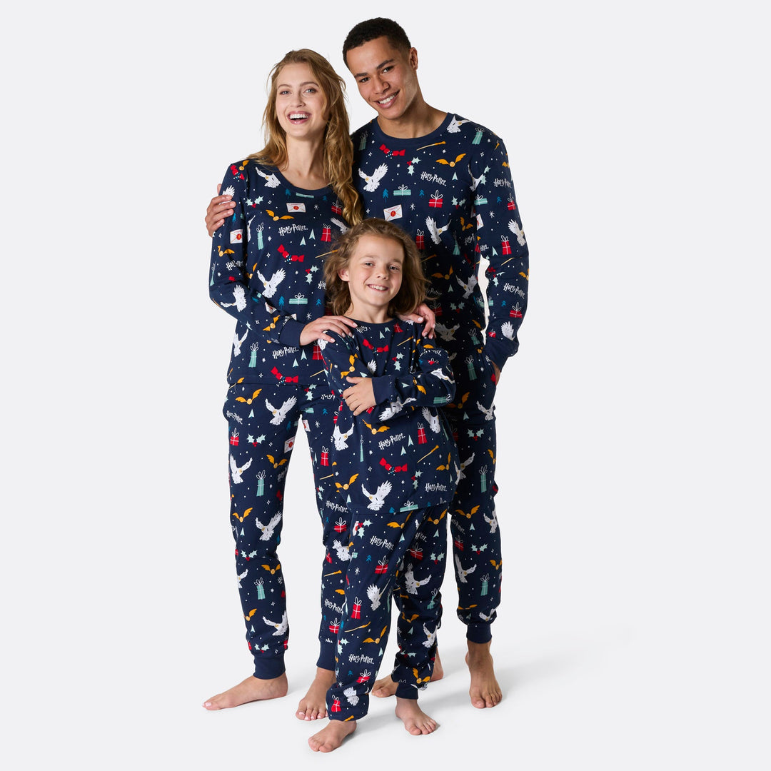 Blå Harry Potter Pyjamas Herre