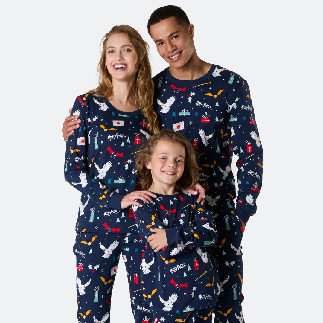 Blå Harry Potter Pyjamasse Familie