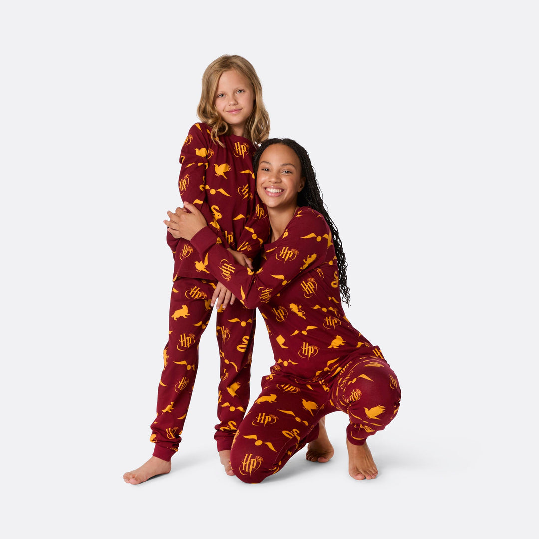 Rød Harry Potter Pyjamas Børn