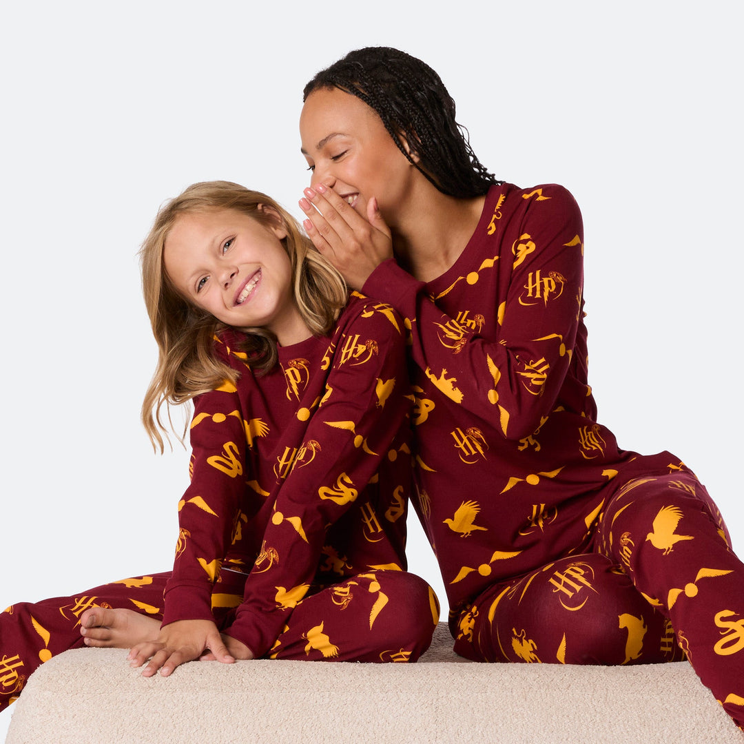 Rød Harry Potter Pyjamas Børn