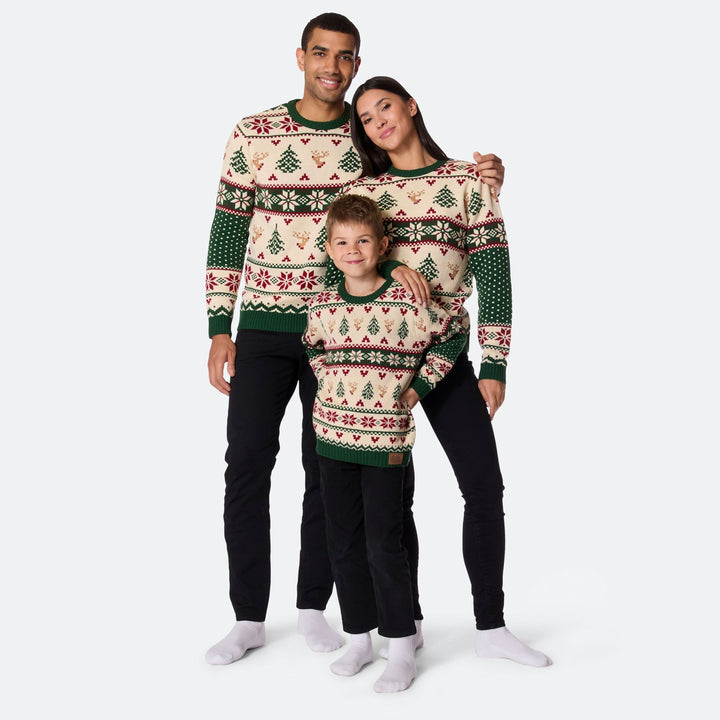 Retro Juletræ Julesweater Børn