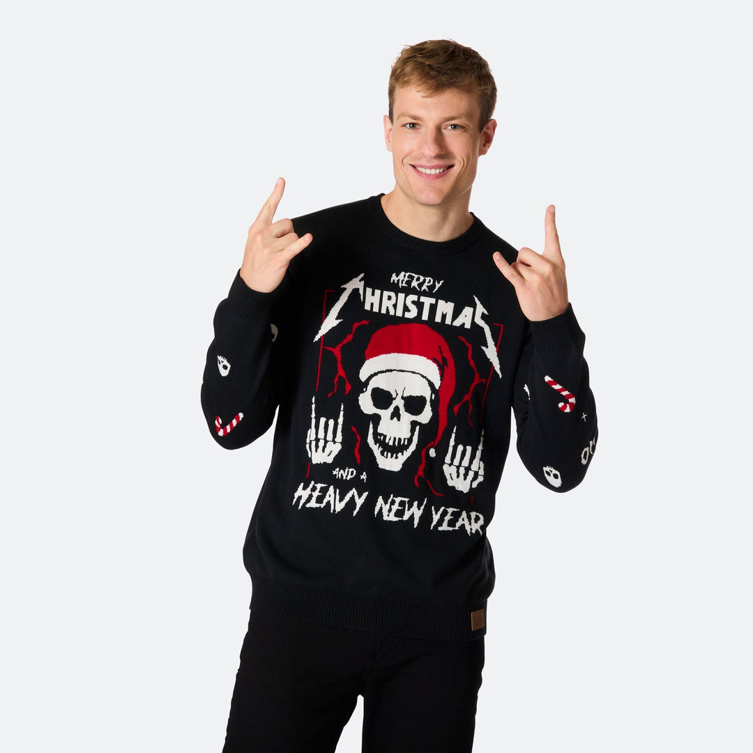 Heavy New Year Julesweater Herre