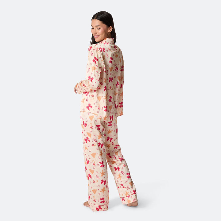 Peberkage Satin Julepyjamas Dame