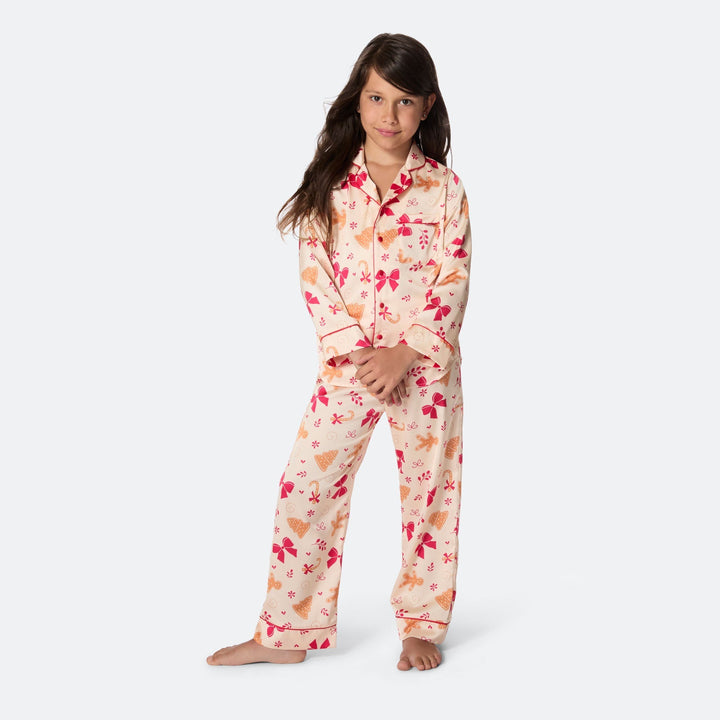 Peberkage Satin Julepyjamas Børn