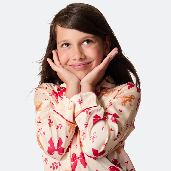Peberkage Satin Julepyjamas Børn