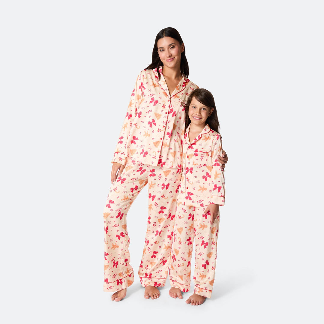 Peberkage Satin Julepyjamas Dame