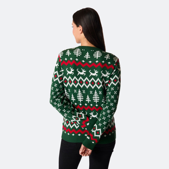 The Grinch Julesweater Dame