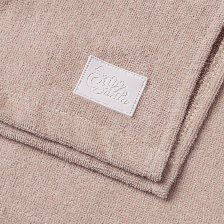 Beige Badeponcho