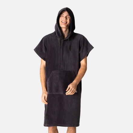 Kulgrå Badeponcho