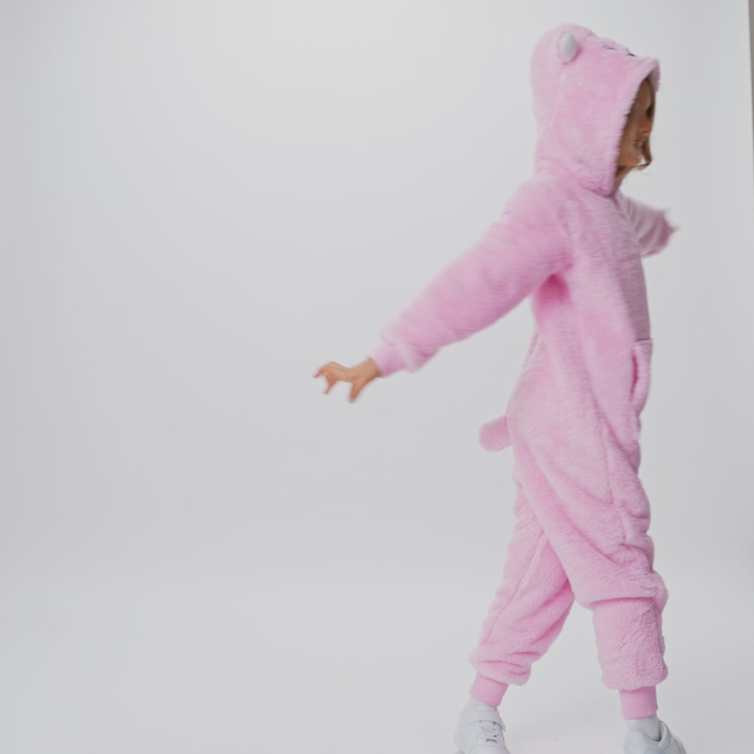 Pink Bamsebjørn Onesie Børn