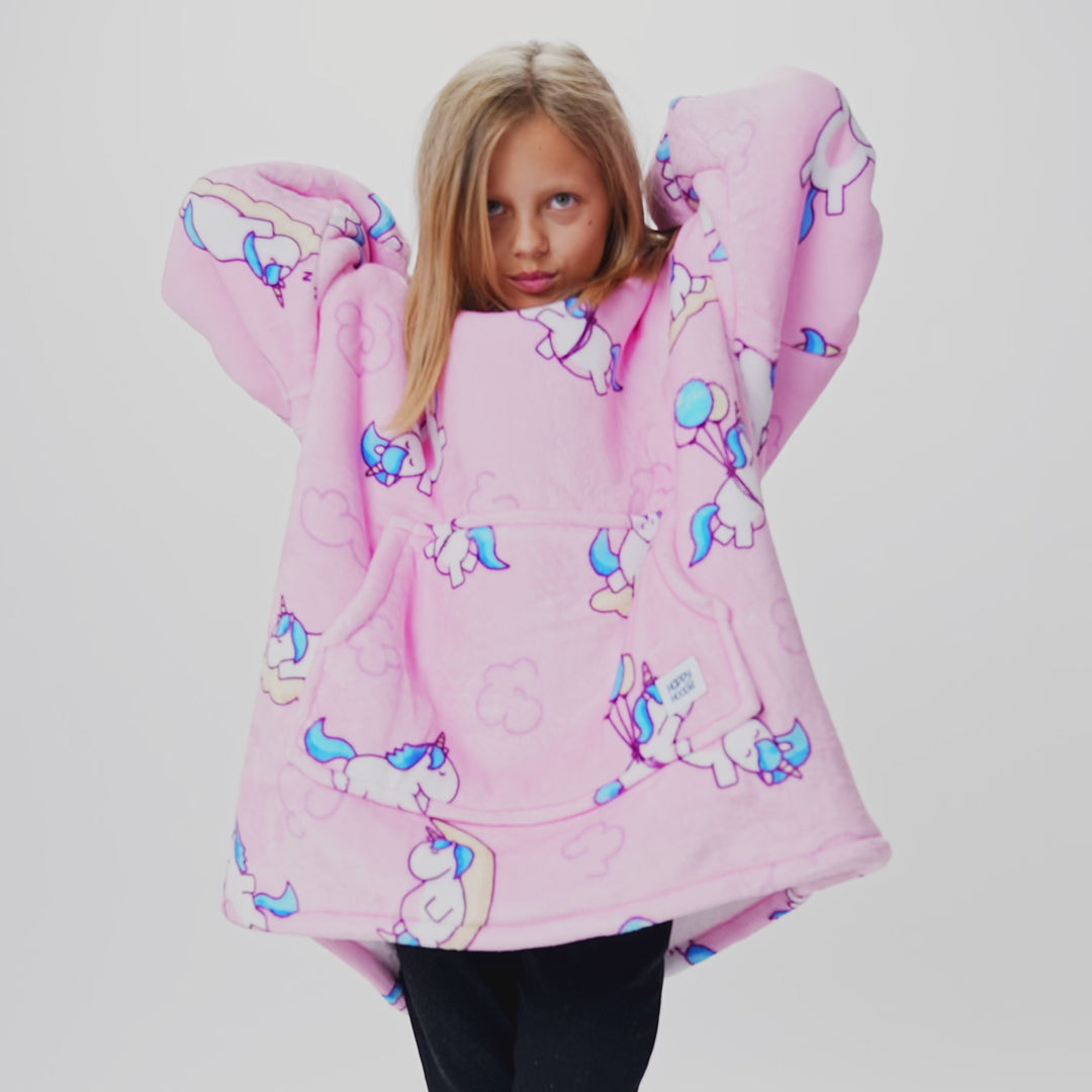 Enhjørning HappyHoodie Børn