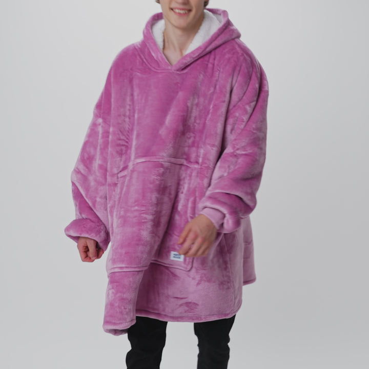 Lyserød HappyHoodie