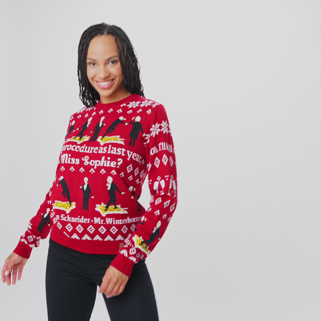 90-års Fødselsdagen Julesweater Dame