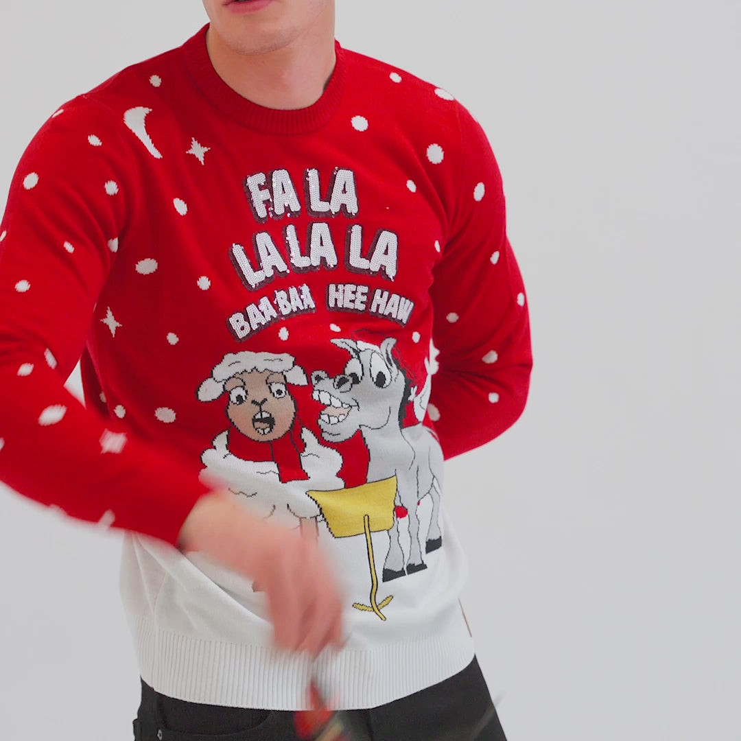 Baa Baa Julesweater Herre