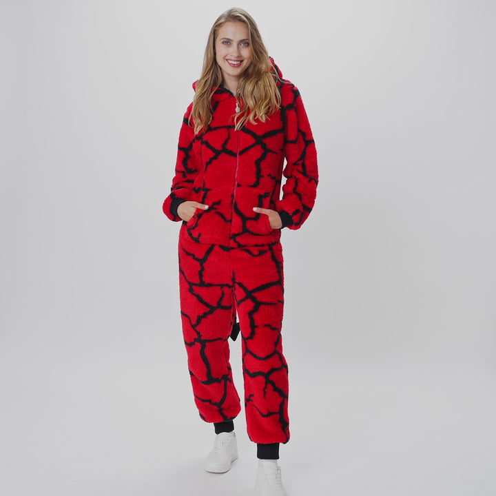 Djævel Onesie Dame
