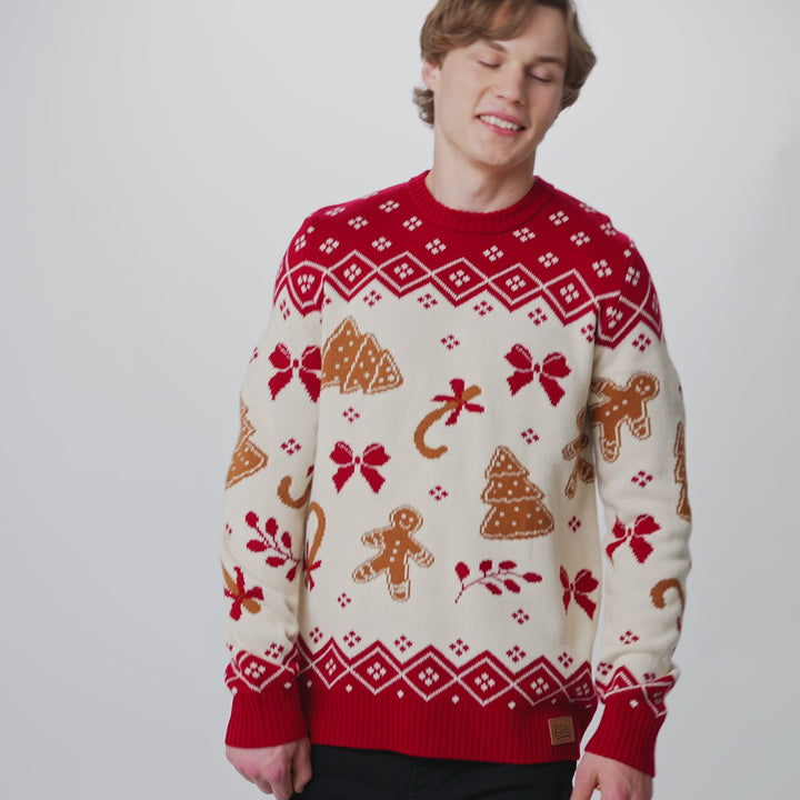 Peberkage Julesweater Herre