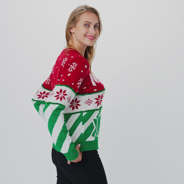Merry Xmas Julesweater Dame