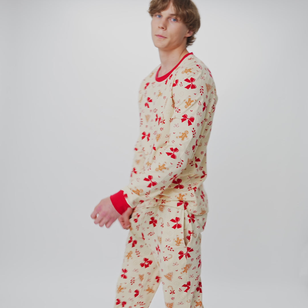 Peberkage Julepyjamas Herre