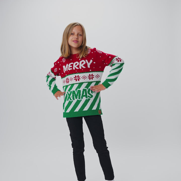Merry Xmas Julesweater Børn