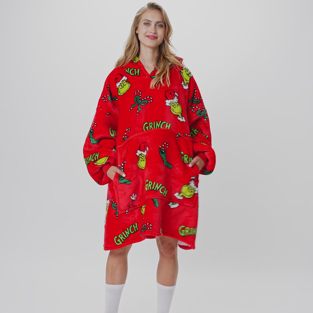The Grinch Rød HappyHoodie