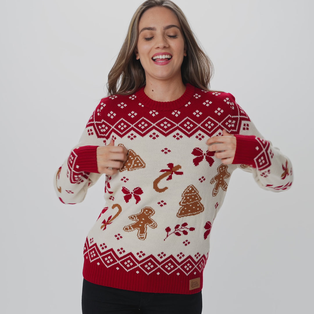 Peberkage Julesweater Dame