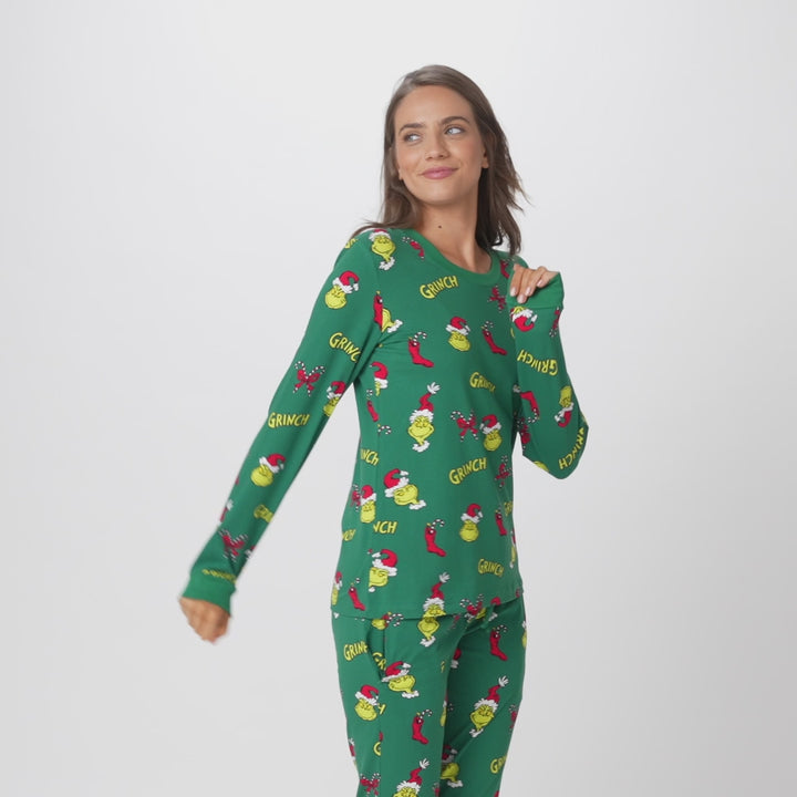 The Grinch Julepyjamas Dame