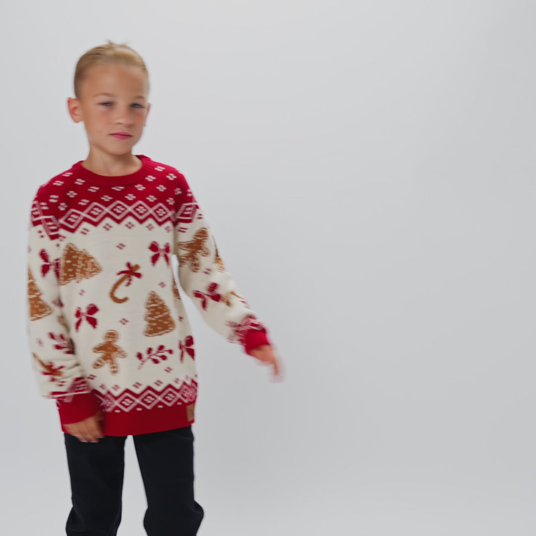 Peberkage Julesweater Børn