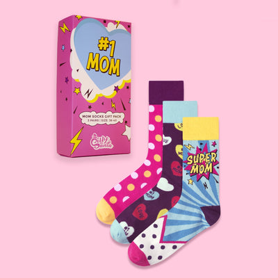 #1 Mom-sokker Gaveæske (3-pak)